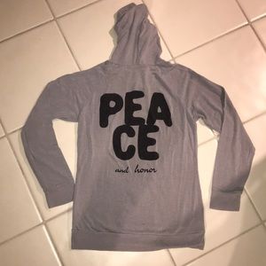 Vintage Havana peace and honor hoodie.
